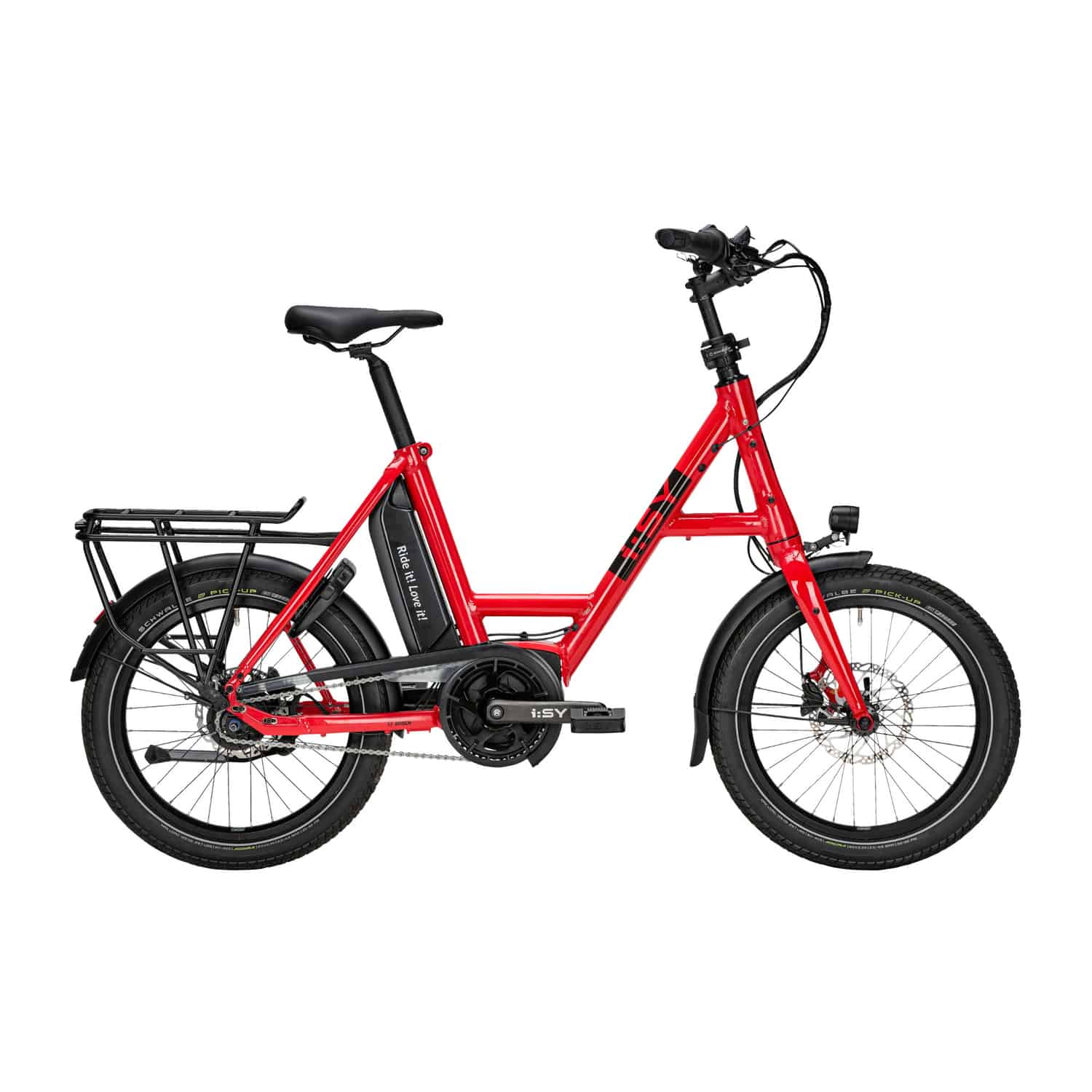 i:SY S8 F 500 E-Bike Kompaktrad 20" rot
