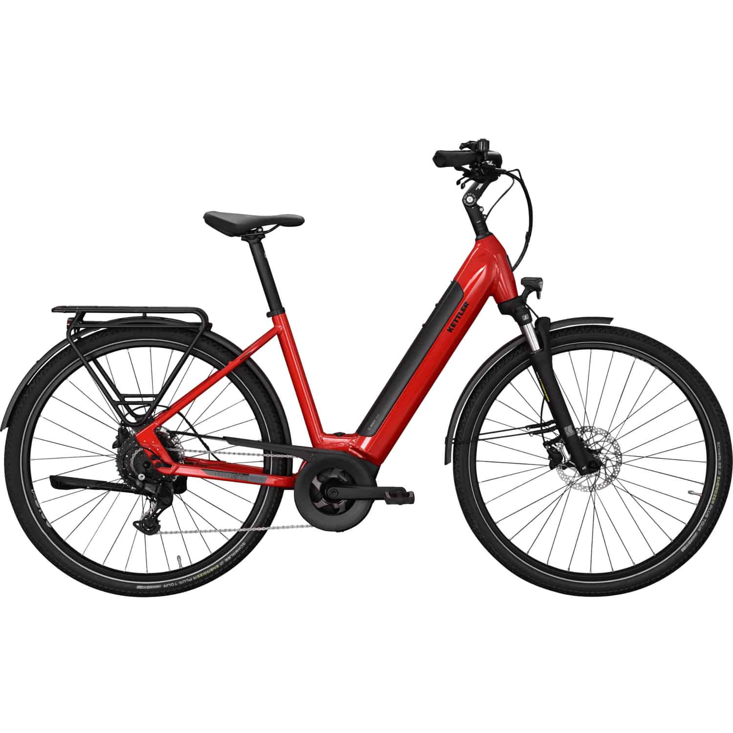 Kettler E-Traveller Gold P9 E-Bike Trekkingrad Tiefeinsteiger 28" rot