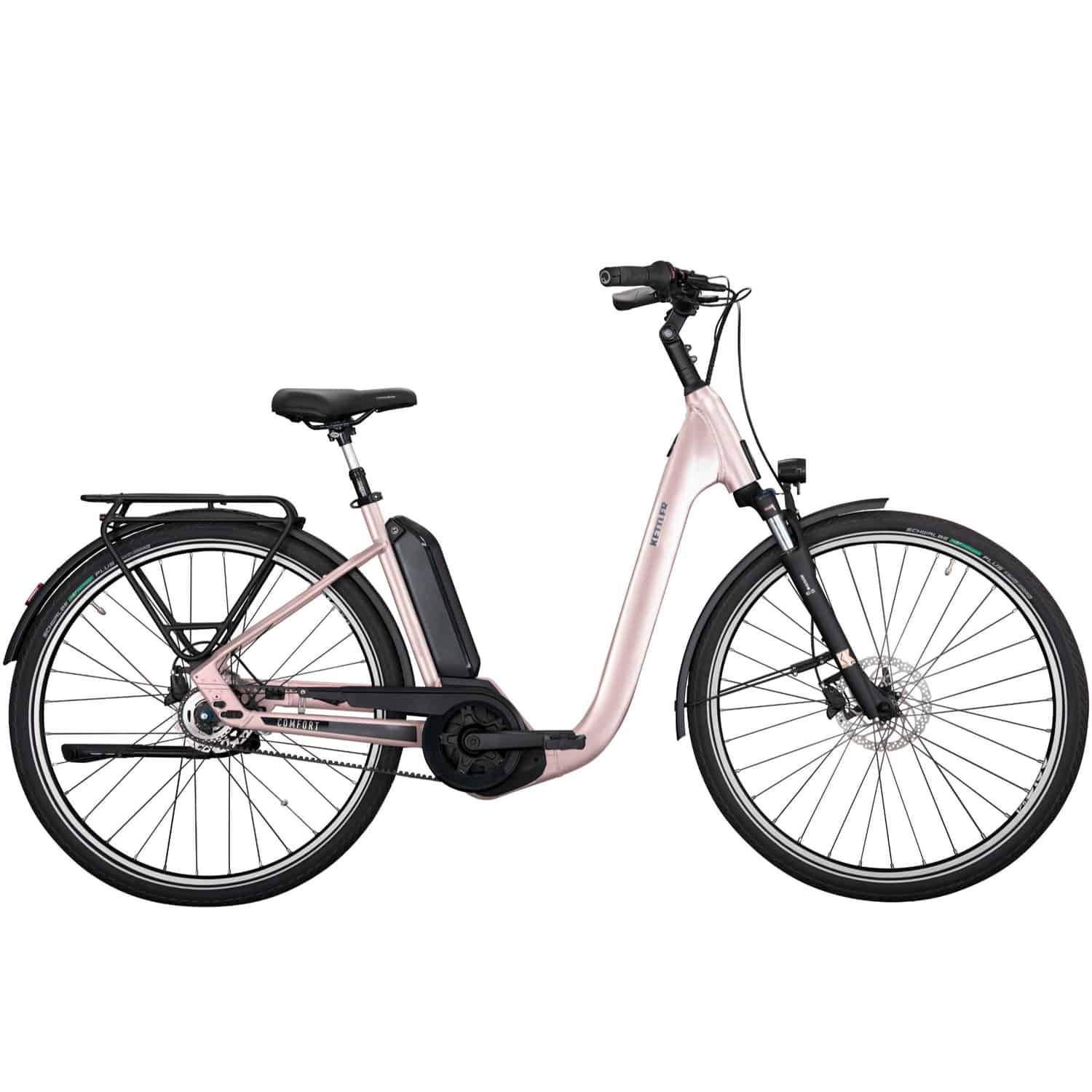 Kettler E-Comfort P5 Belt FL E-Bike City Bike Tiefeinsteiger 28" bronze