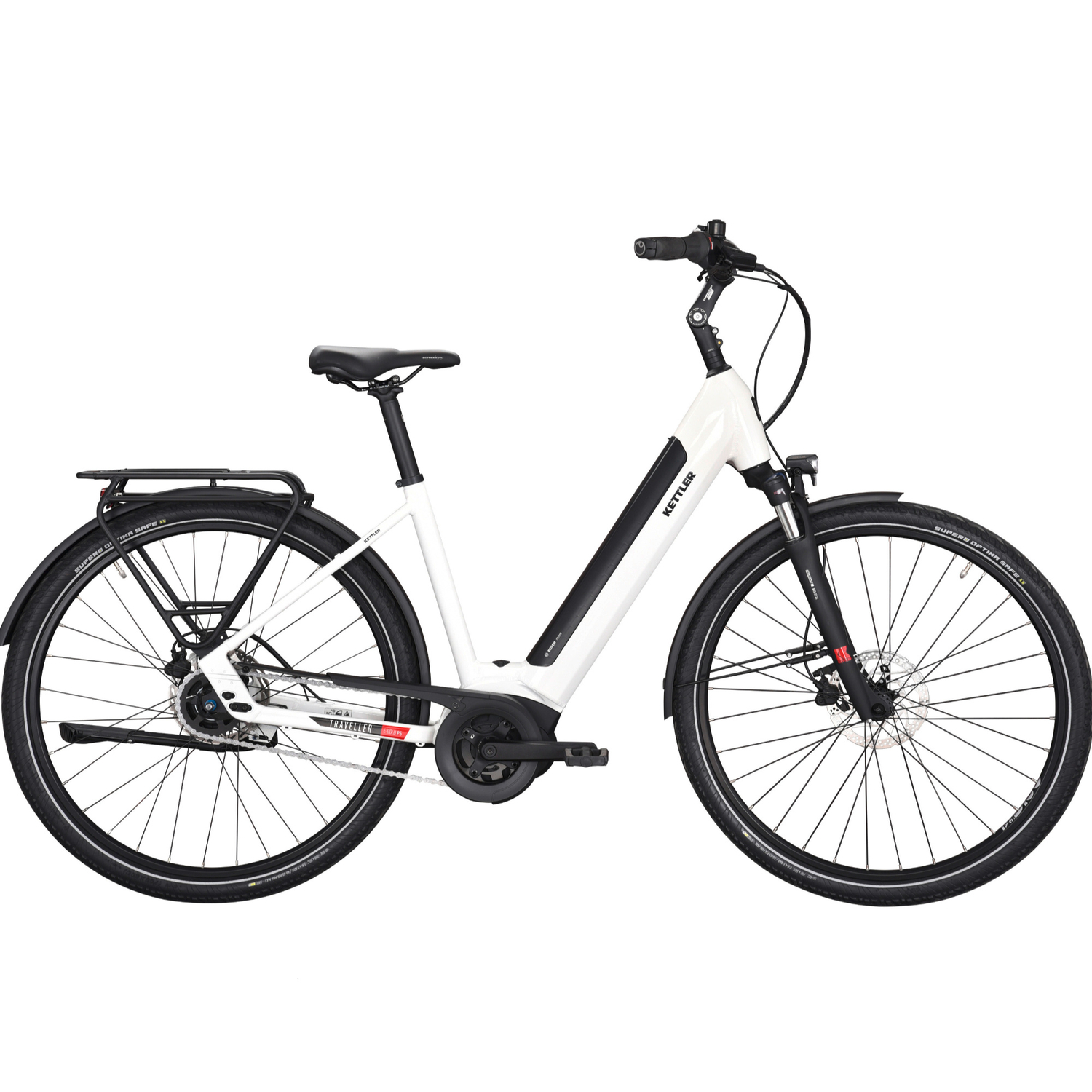 Kettler E-Traveller Gold P5 FL E-Bike City Bike Tiefeinsteiger 28" weiß