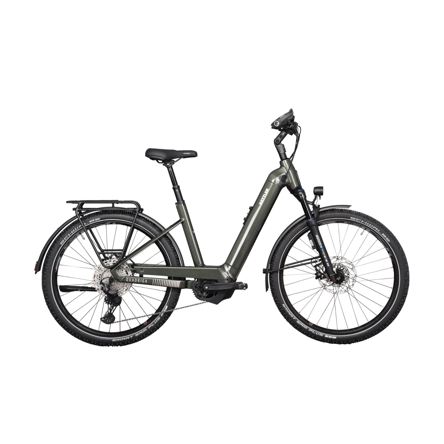 Kettler Quadriga T & C Comp ABS CX11 LG E-Bike Trekkingrad Wave 28" grün