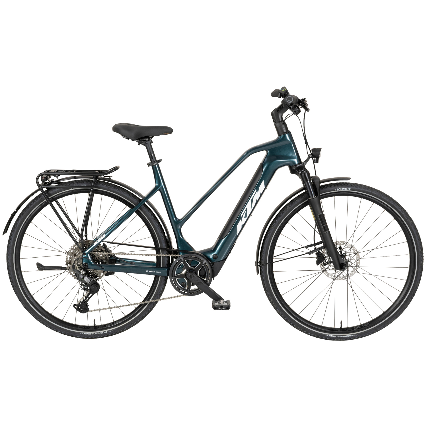 KTM Macina SX Carbon Lite E-Bike Trekkingrad Trapez 28" grün