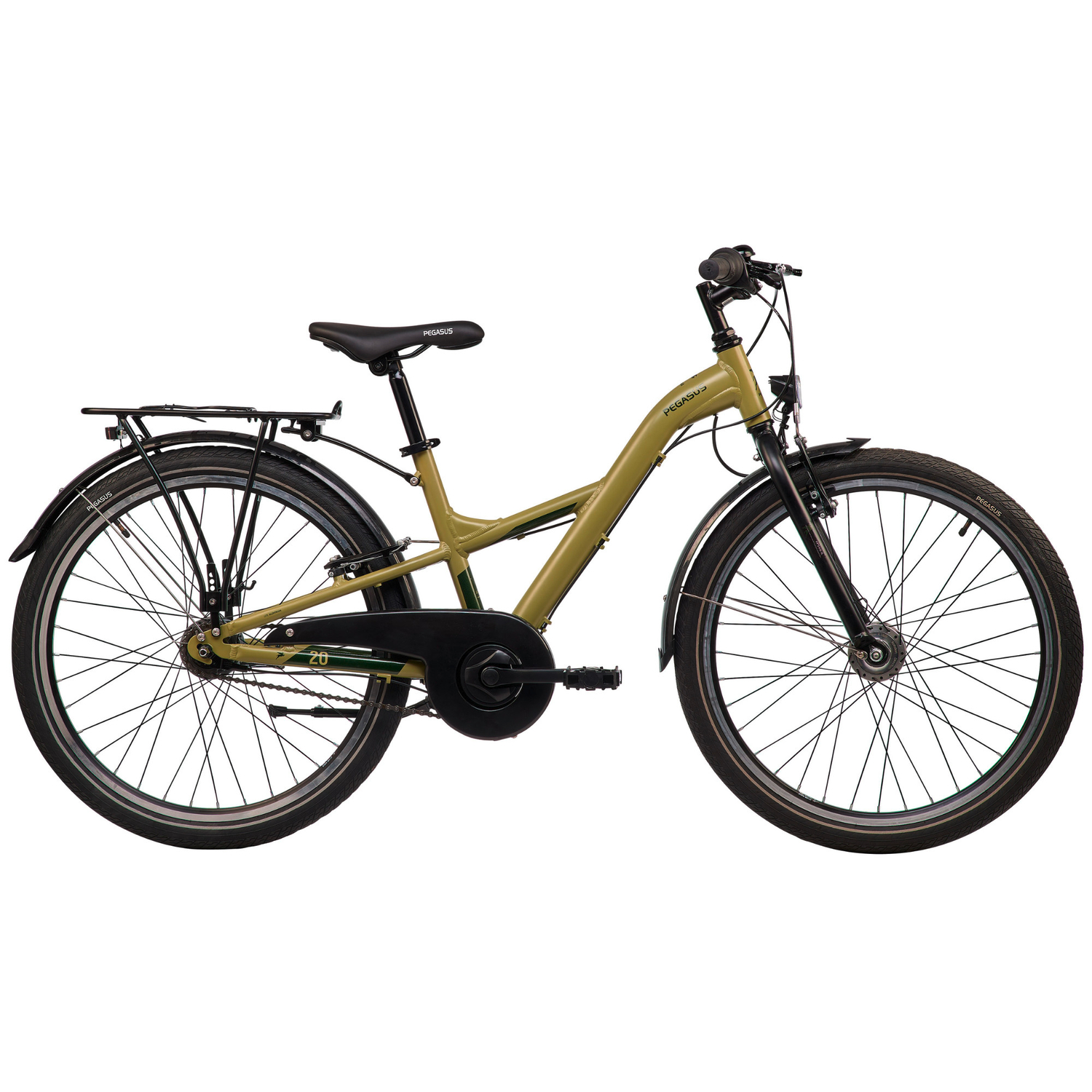 Pegasus Arcona 7 Alu Kinderfahrrad 20" grün One Size