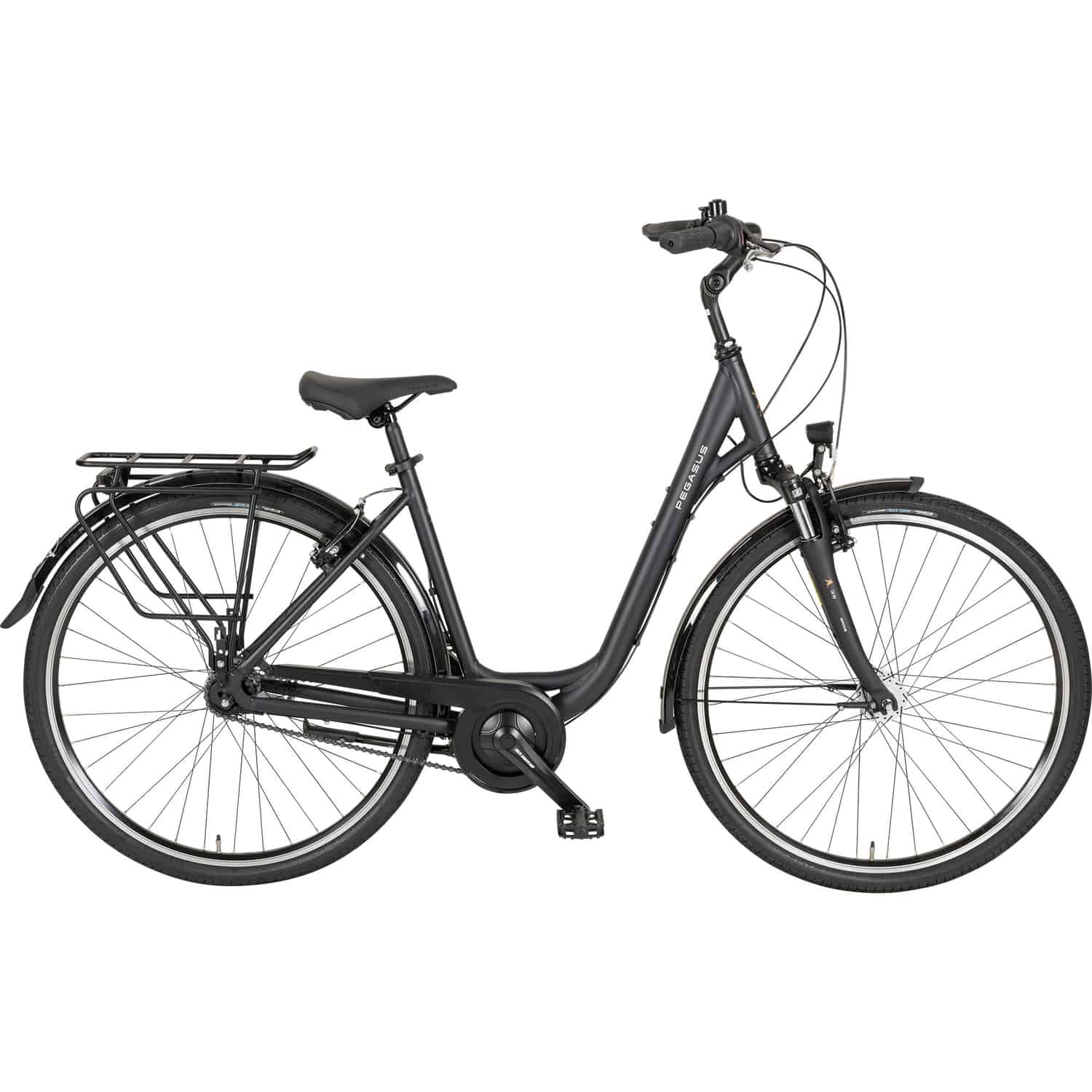 Pegasus Lago Cityrad Tiefeinsteiger schwarz