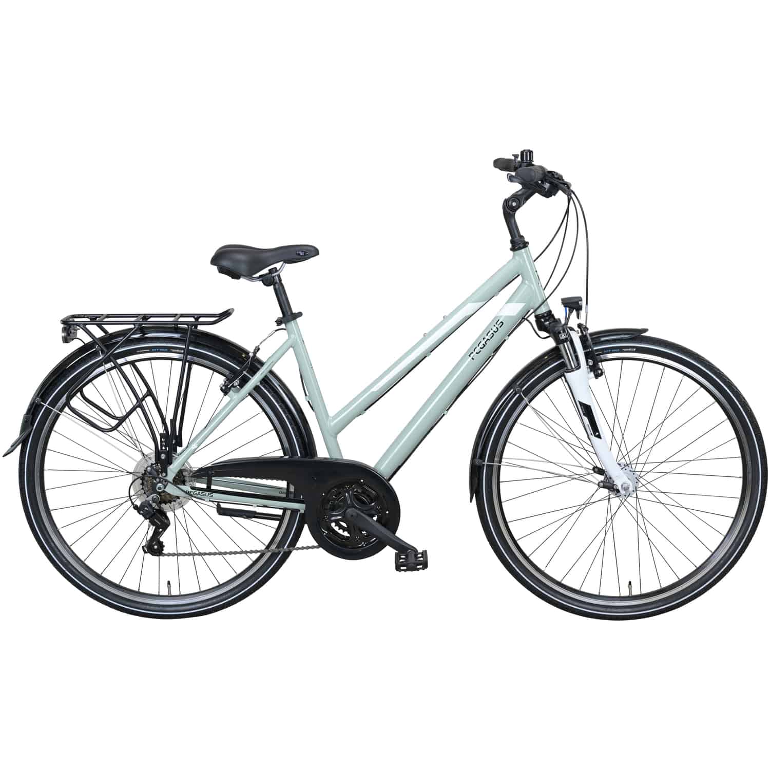 Pegasus Piazza 21 Trekkingrad Trapez 28" grün