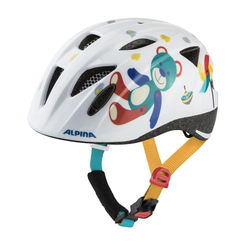 Alpina Ximo White Bear Gloss Fahrradhelm Kinder