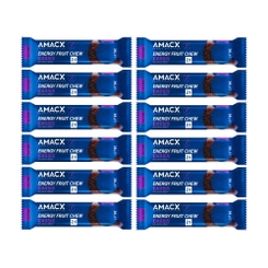 AMACX Energy Fruit Chew Energieriegel Box 12 x 32 g