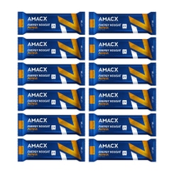 AMACX Energy Nougat Energieriegel Box 12 x 37 g