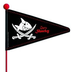 Bike Fashion Captn Sharky Fahrrad-Wimpel