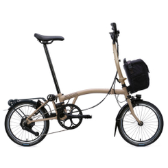 Brompton Electric C-Line H4EL E-Bike Faltrad 16" braun