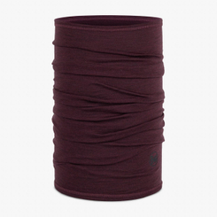 Buff Merino Lightweight Solid Garnet Schlauchschal