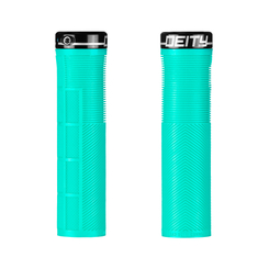 Deity Knuckleduster Lock-On Fahrradgriffe mint