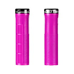 Deity Knuckleduster Lock-On Fahrradgriffe pink