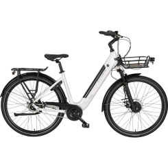 Dynabike E-City E-Bike City Bike Tiefeinsteiger 28" silber