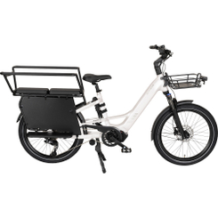 Dynabike E-Flux Lastenrad 24" weiß