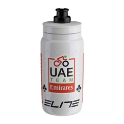 Elite Fly Teams UAE Emirates Fahrrad Trinkflasche weiß