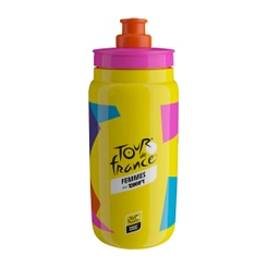 Elite Fly Tour de France Femmes Zwift Fahrrad Trinkflasche gelb
