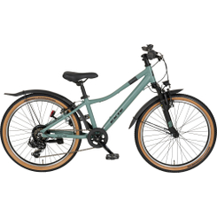 EXTE Tornado Jugendfahrrad ATB Tiefeinsteiger 24" grün