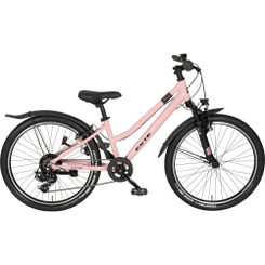 EXTE Tornado Jugendfahrrad ATB Tiefeinsteiger 24" rosa