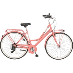 EXTE Citta City Bike Tiefeinsteiger 28" rosa