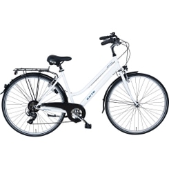 EXTE Bianco City Bike Tiefeinsteiger 28" weiß