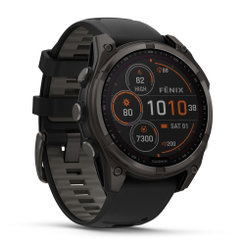 Garmin Fenix 8 Solar Smartwatch GPS graphit-titan-carbongrau - B-Ware
