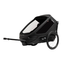 Hamax Outback Next Fahrradanhänger Kinder 2 schwarz