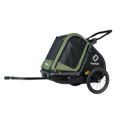 Hamax Pluto M Fahrradanhänger Hund grün