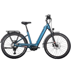 Kettler Quadriga Town & Country Pro CX11LG E-Bike Trekking Tiefeinsteiger 27.5" blau