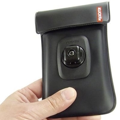 KLICKfix Handy-Tasche Phone Bag Farbe Transparent/Schwarz