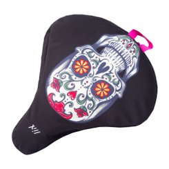 Liix Saddle Cover Sattelbezug Fahrrad Sugar Skull