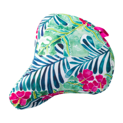 Liix Saddle Cover Sattelbezug Fahrrad Tropical Hibiscus