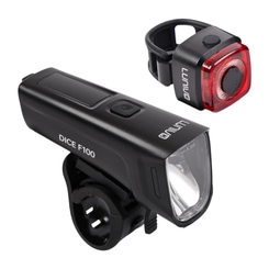 Lunivo Dice 100 Brake Fahrrad Licht Set