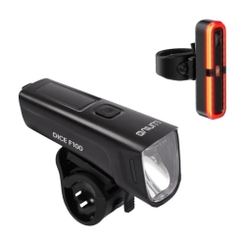 Lunivo Set Dice 100 Link Fahrrad Licht Set