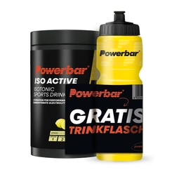 Powerbar Iso Bottle Onpack Elektrolyt-Getränk (600 g) + Fahrradflasche (750 ml)