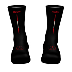 Santini Paris-Roubaix Fahrrad Socken