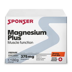 Sponser Magnesium Plus Mineraldrink-Getränkepulver (20 x 6,5 g)