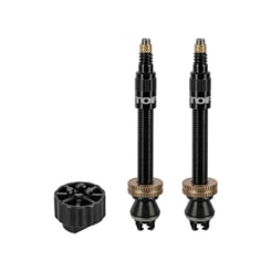 Topeak Turboflow Valve Kit Tubeless Ventil (2 Stk.)