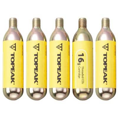 Topeak CO2-Kartuschen mit Gewinde (5 x 16 g)