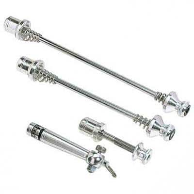 TranzX Sicherheitsschnellspanner-Set 5-Kant silber