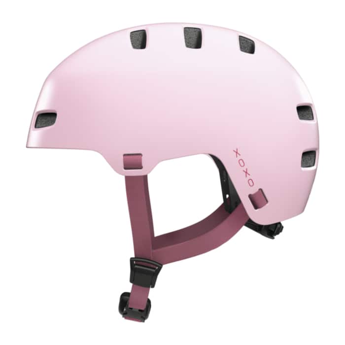 Abus XOXO urbaner Fahrradhelm strawberry rose | M (54-58 cm)