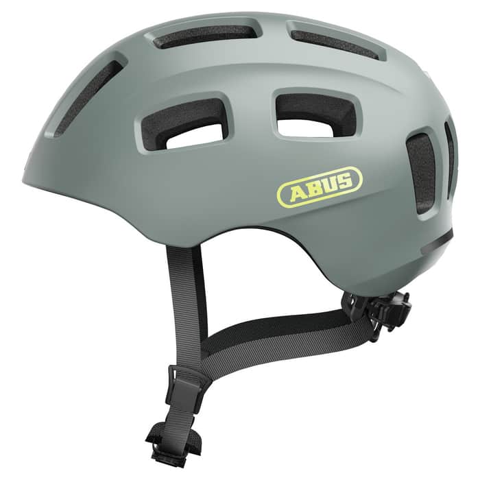 Abus Youn-l 2.0 Fahrradhelm Kinder grau | M (52-57 cm)