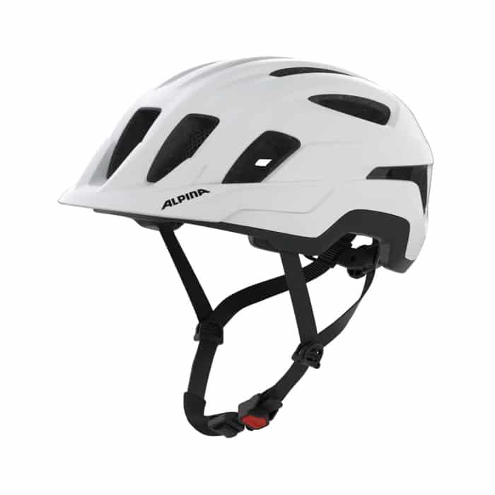 Alpina Paranus Fahrradhelm white matt | 52-56 cm