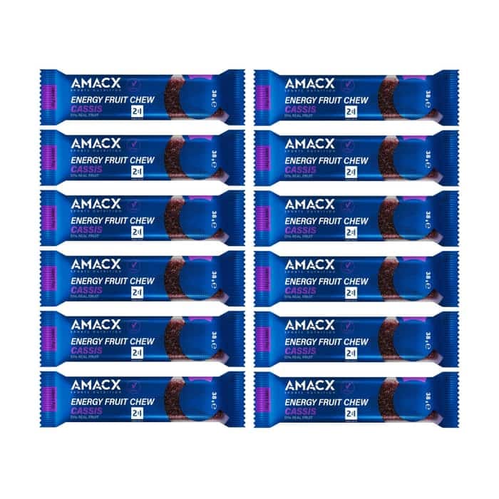 AMACX Energy Fruit Chew Energieriegel Box 12 x 32 g