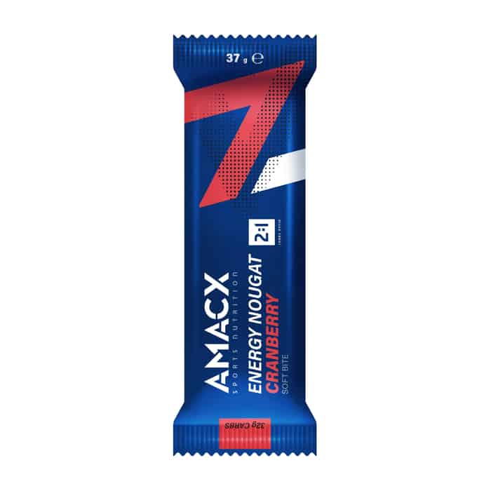 AMACX Energy Nougat Energieriegel 37 g Preiselbeere