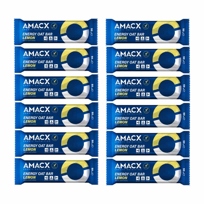 AMACX Energy Oat Bar Energieriegel Box 12 x 50 g Zitrone
