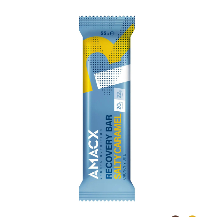 AMACX Recovery Bar Protein Riegel 55 g Karamell-Meersalz