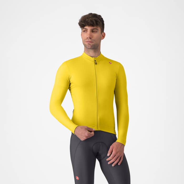 Castelli Espresso Thermal Radtrikot langarm Herren mango | M