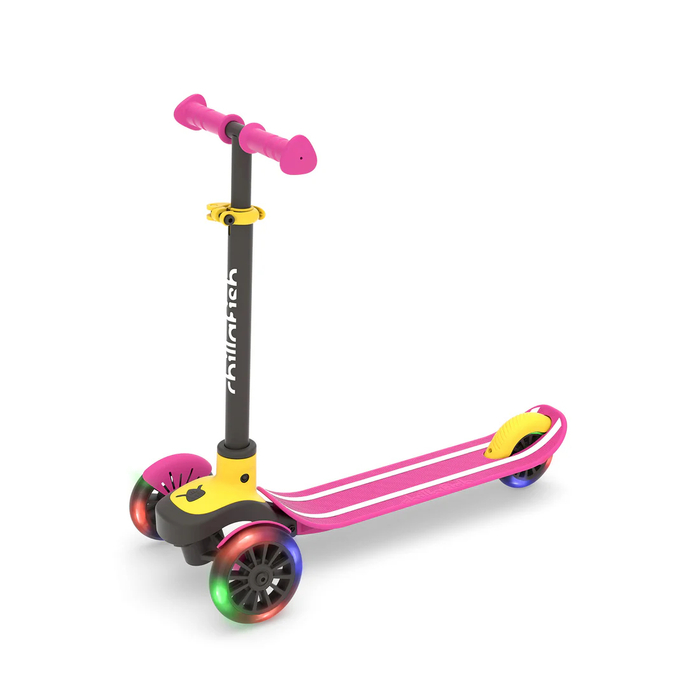 Chillafish Scotti LED Kinderroller pink