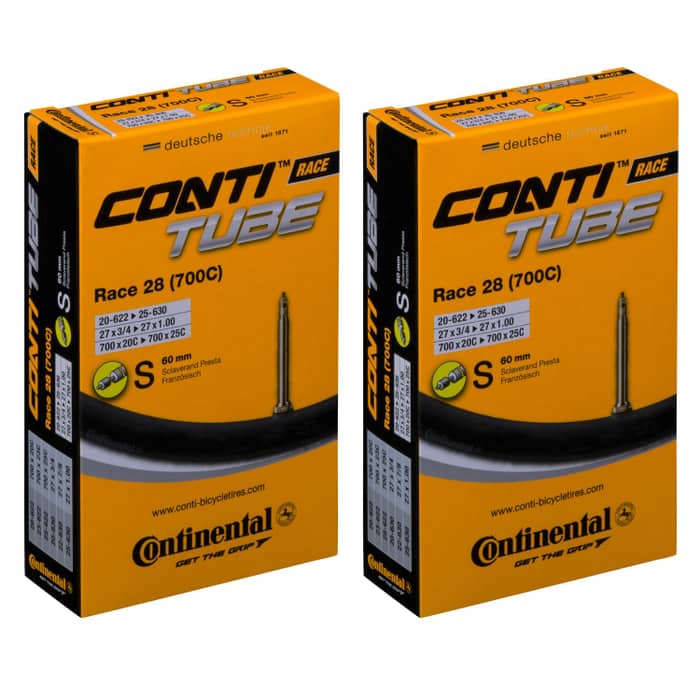 Continental Race S60 Fahrradschlauch (28") 2er-Set